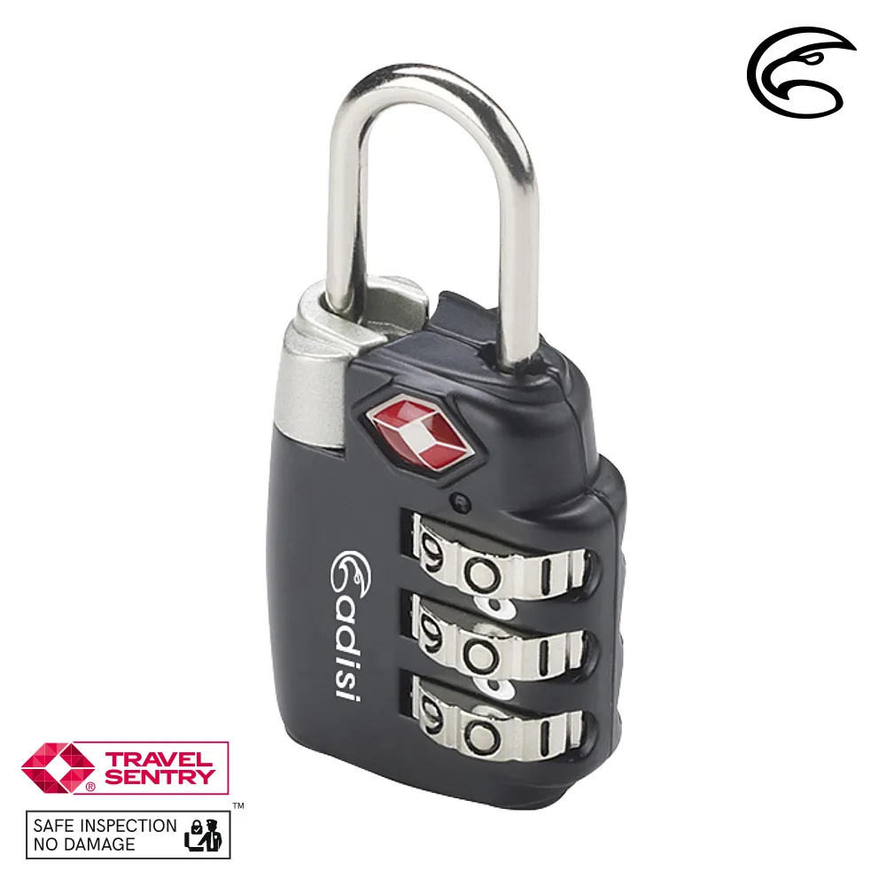 ADISI TSA海關鋼纜密碼鎖【黑色】AS24029 歷史價格詳細信息