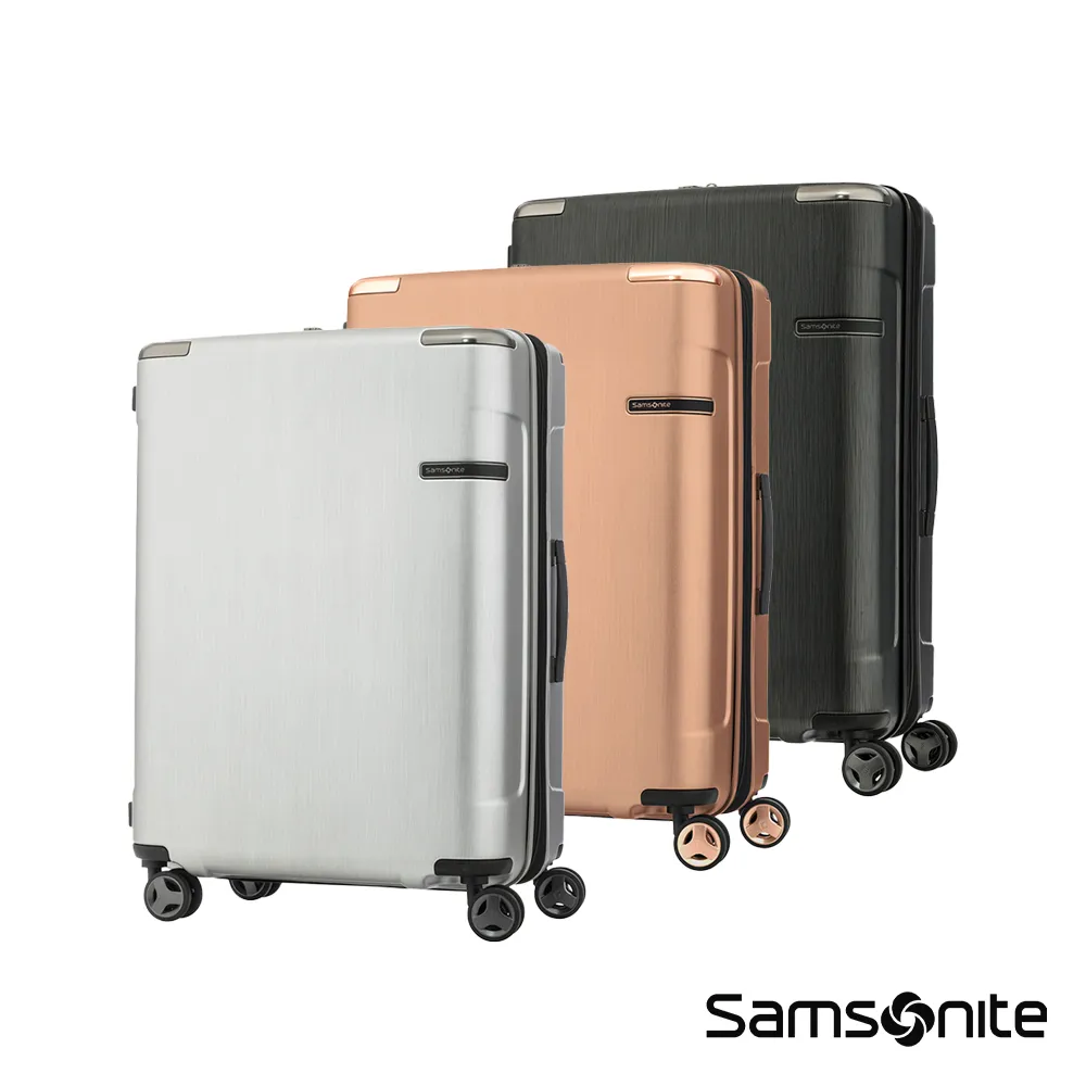 Samsonite新秀麗20吋 Evoa 拉絲光澤防盜拉鍊抗震輪TSA硬殼登機箱(多色可選) 歷史價格詳細信息
