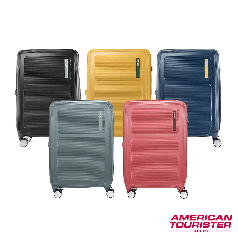 AMERICAN TOURISTER 美國旅行者 25吋Frontec 1/9可擴充抗菌避震飛機輪PC硬殼行李箱(多色可選) 歷史價格詳細信息