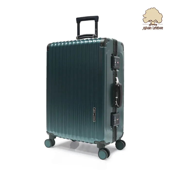【Sylvain Lefebvre希梵】法尼斯系列-仿古皮革提把鋁合金細密框旅行箱-20吋 歷史價格詳細信息