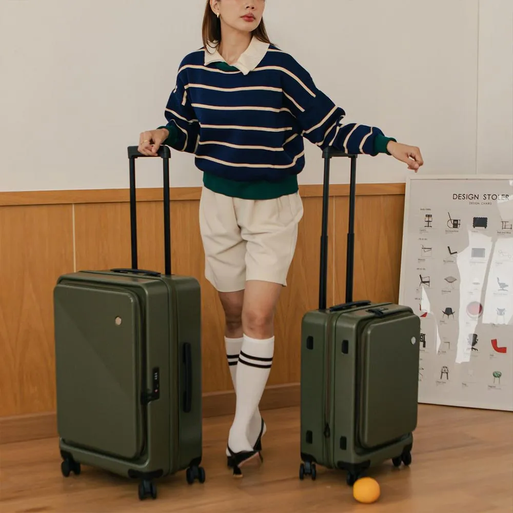 29吋前開式行李箱大容量可擴充拉鍊箱FOODIE(芝麻灰)AVT2112829 歷史價格詳細信息