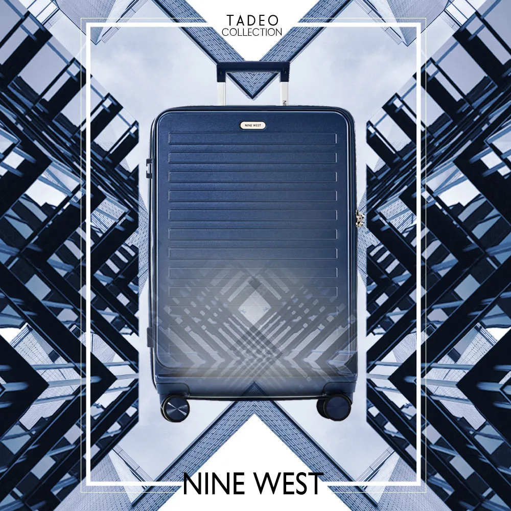 NINE WEST TADEO經典橫條 24吋前開式擴充行李箱/防爆拉鍊旅行箱-黑色 NW31269 歷史價格詳細信息