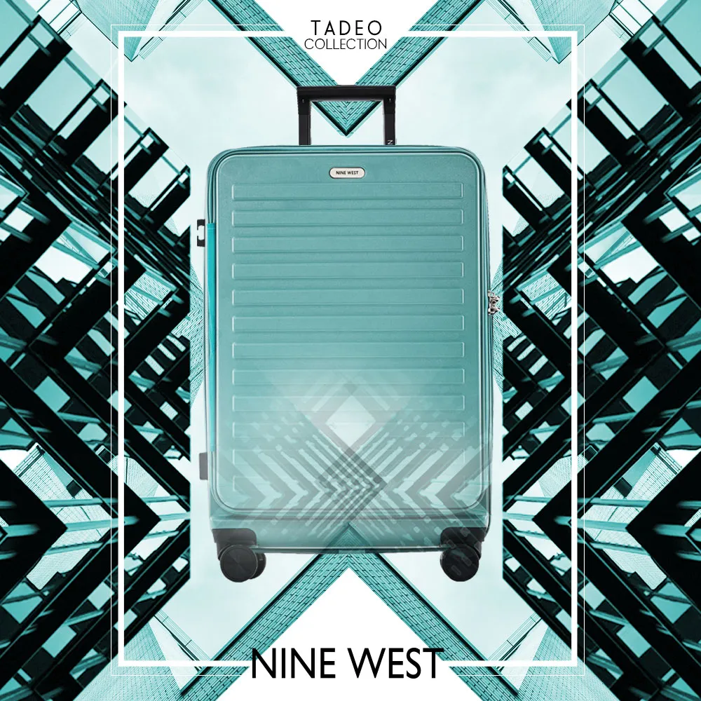 NINE WEST TADEO經典橫條 24吋前開式擴充行李箱/防爆拉鍊旅行箱-黑色 NW31269 歷史價格詳細信息