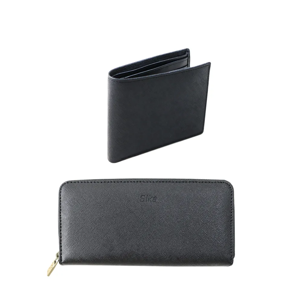 時尚十字紋8卡拉鍊皮夾 長夾 9色可選 歷史價格詳細信息