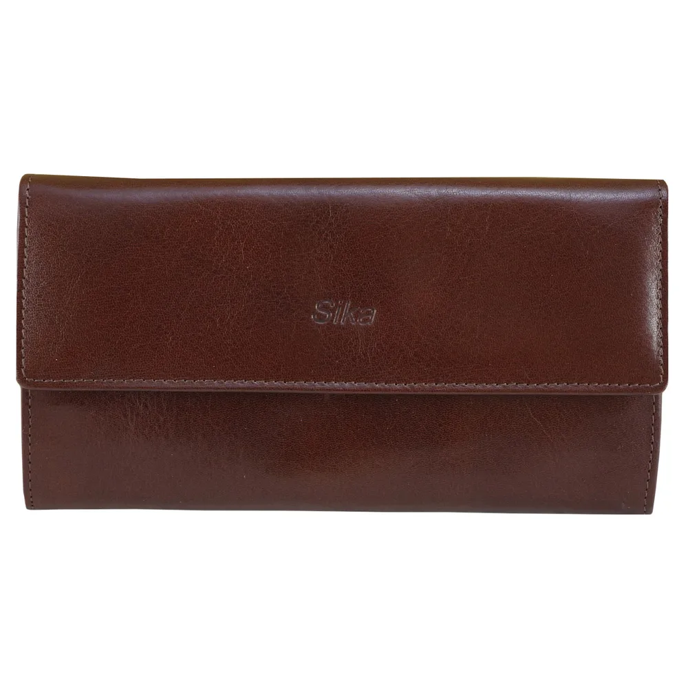Sika義大利時尚真皮壓扣中夾A8210-02深咖啡 歷史價格詳細信息