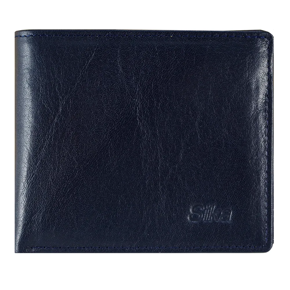 SIKA義大利素面牛皮簡約中性短皮夾A8253-06清玉藍 歷史價格詳細信息