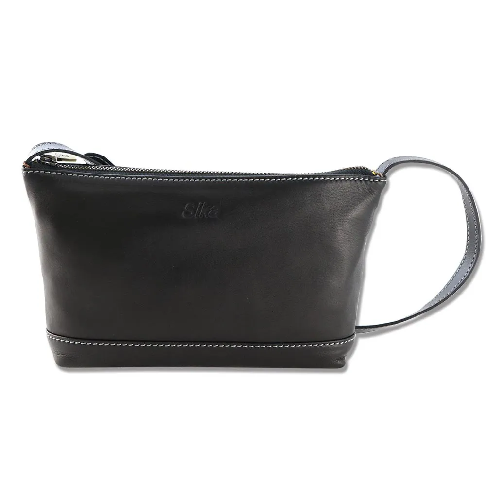 Sika - 義大利時尚真皮肩側背雙層方包M6046-02 - 深椰褐 歷史價格詳細信息