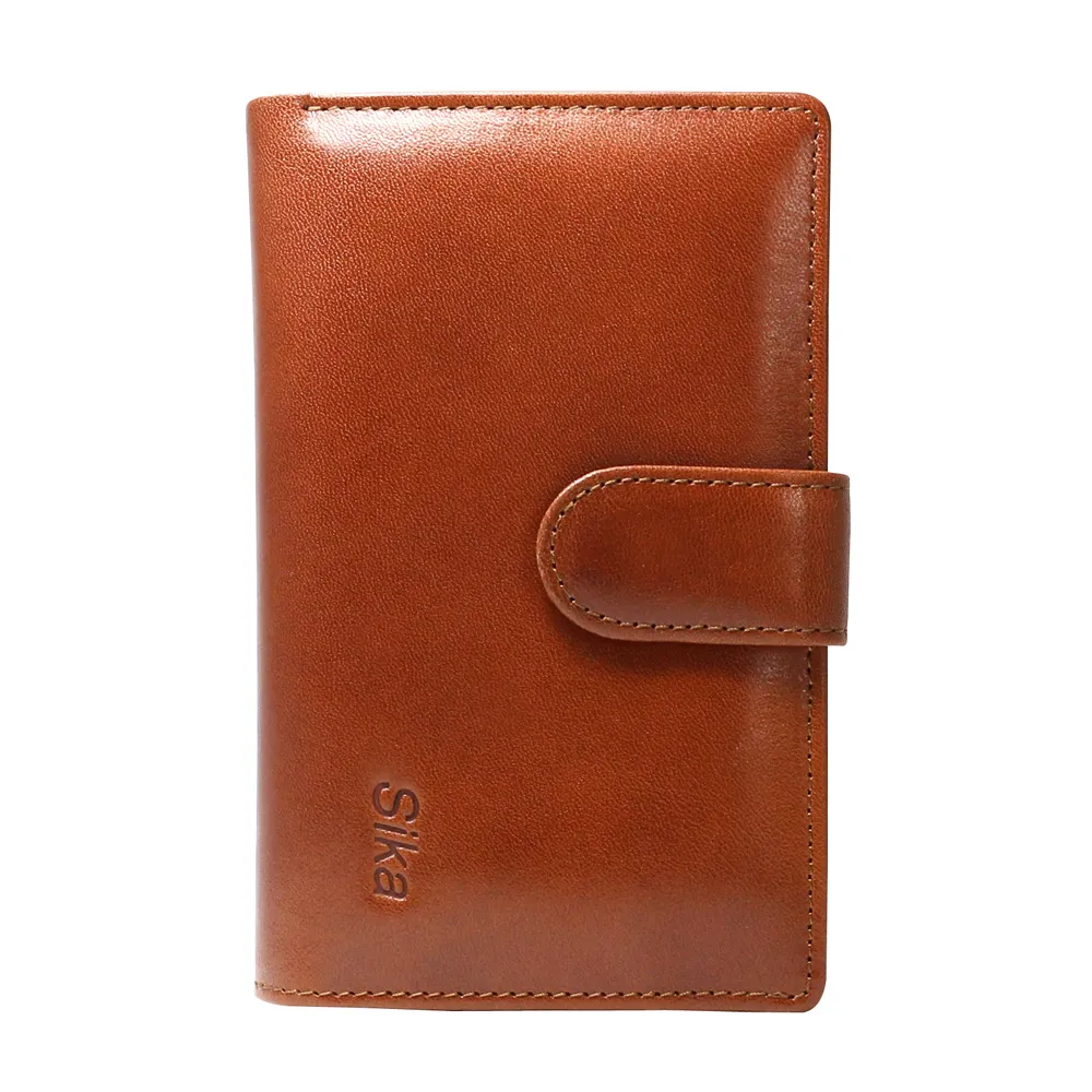 Sika義大利時尚真皮中性素面長夾A8202-02深咖啡 歷史價格詳細信息