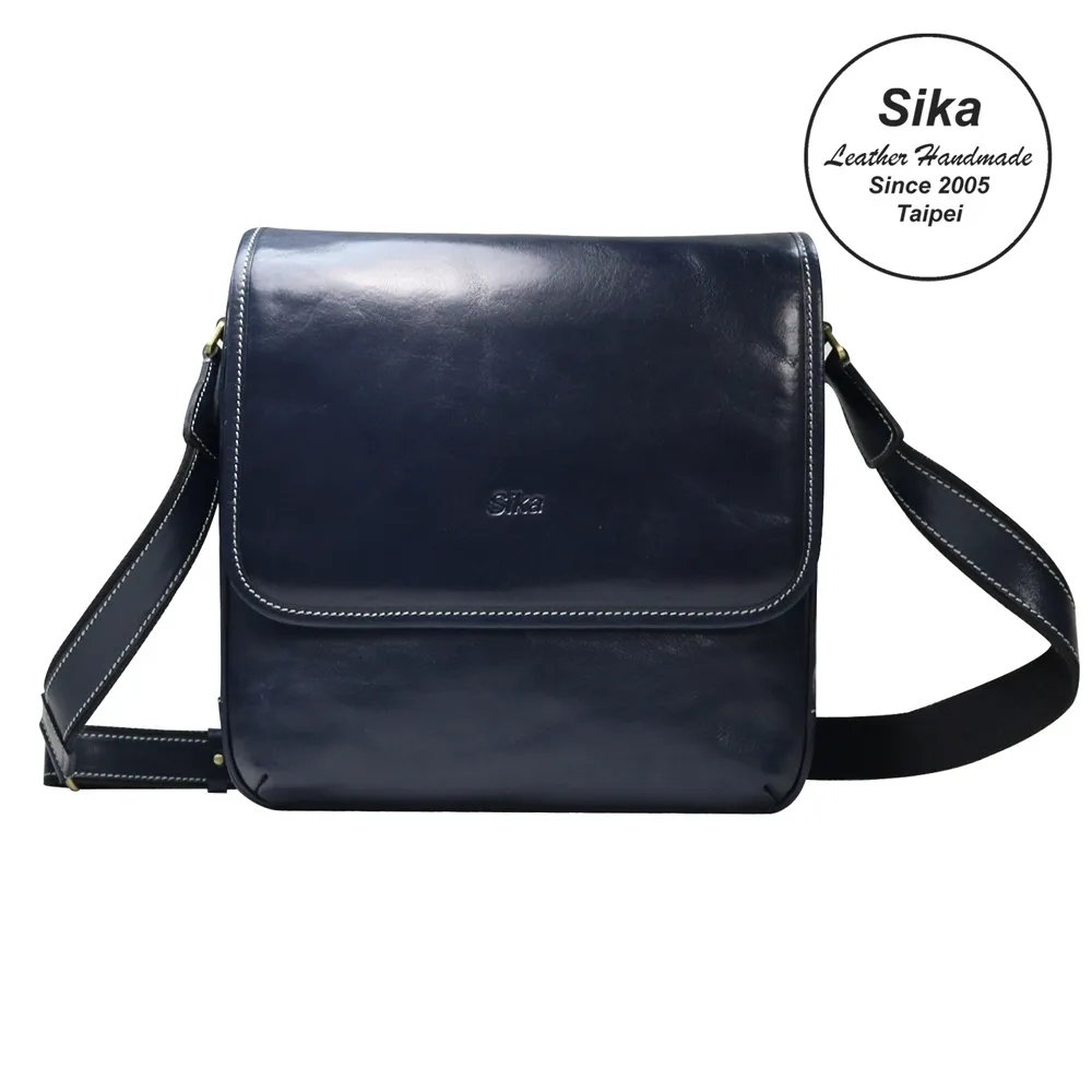 Sika義大利牛皮質感休閒書包M6147-03質感黑 歷史價格詳細信息