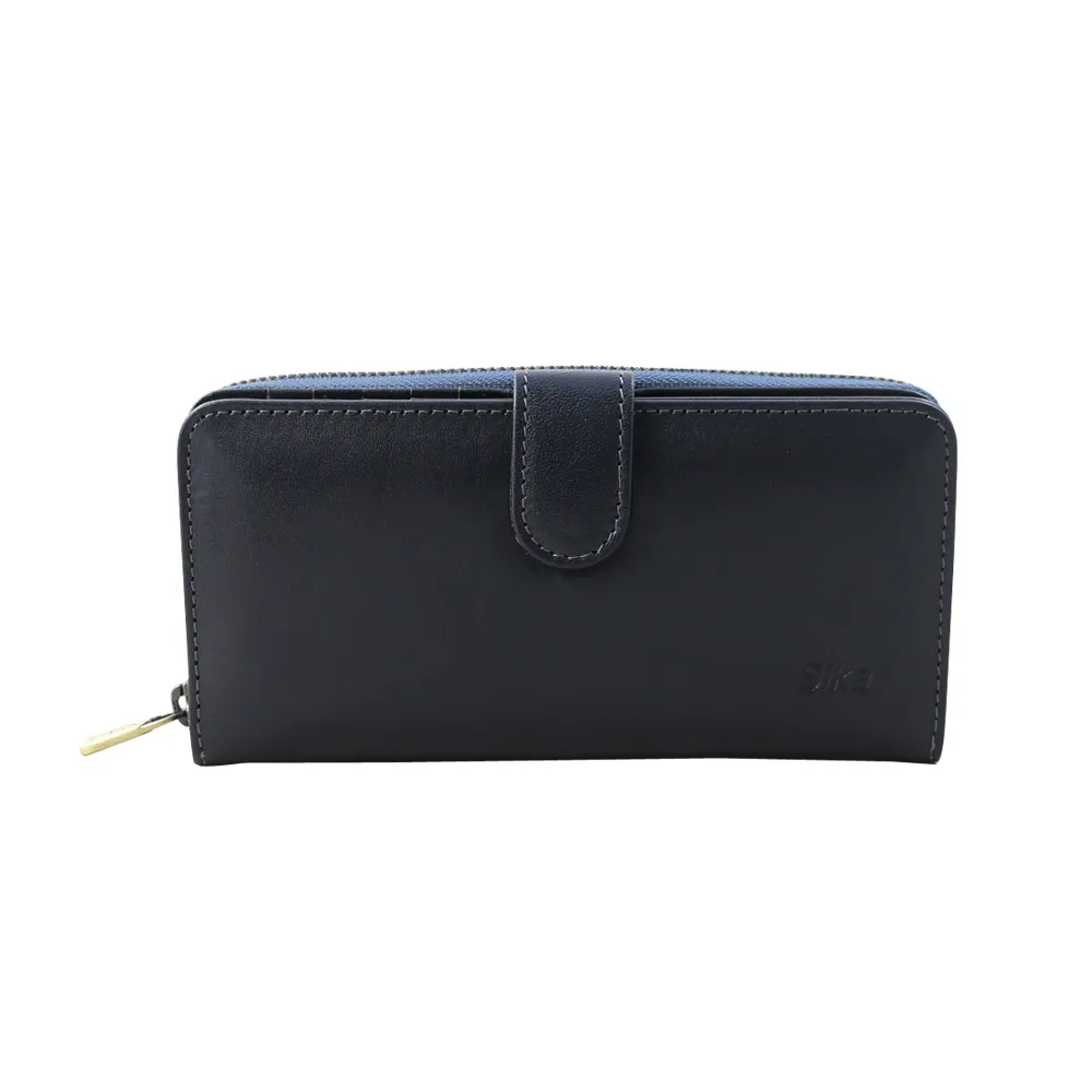 Sika義大利時尚真皮拉鍊壓扣長夾A8251-04魅惑紅 歷史價格詳細信息