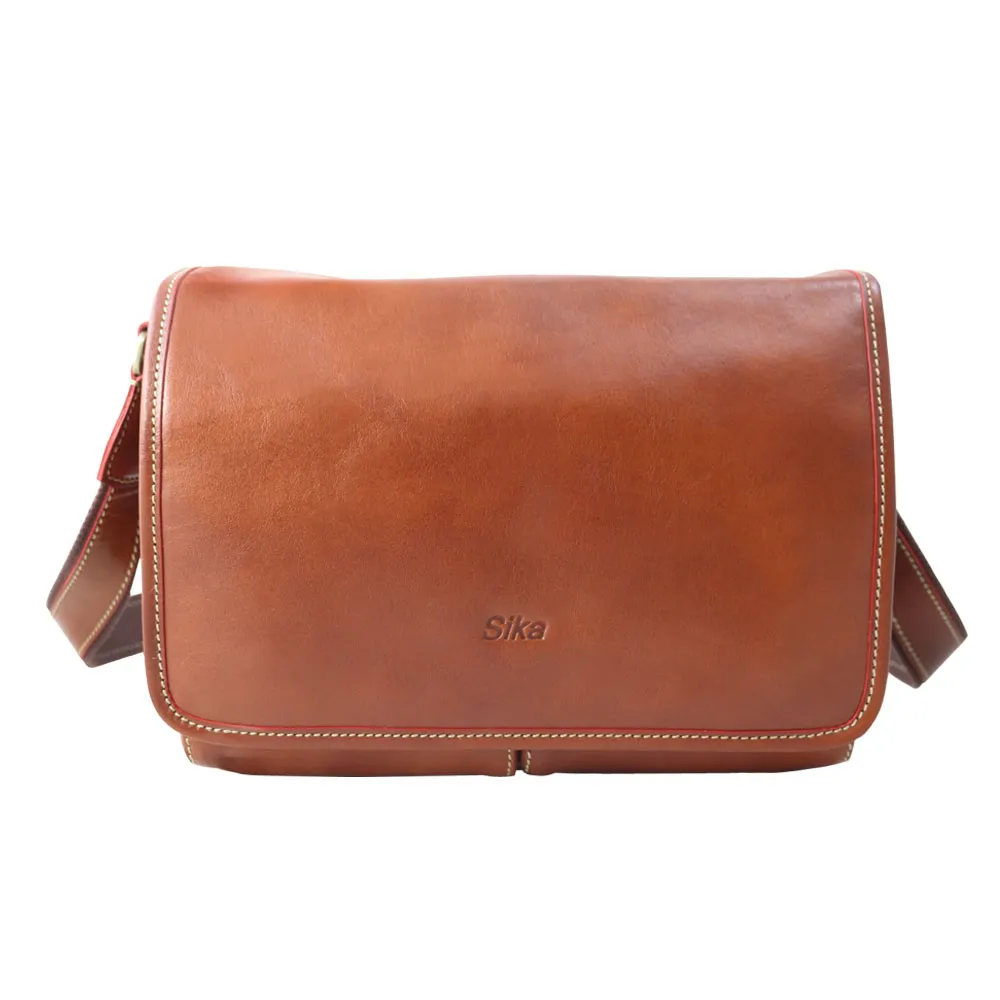 Sika義大利時尚牛皮休閒包M6140-01原味褐 歷史價格詳細信息