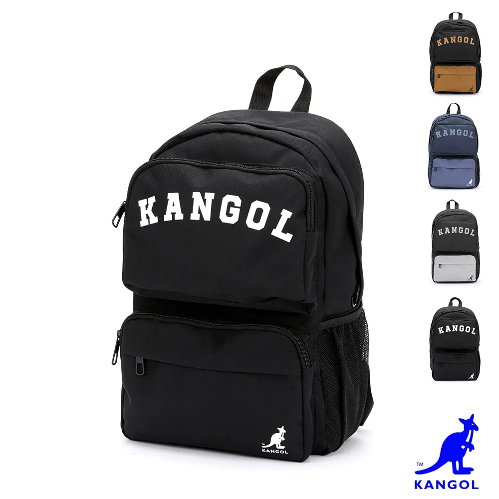 KANGOL 撞色後背包 黑 6255174020 歷史價格詳細信息