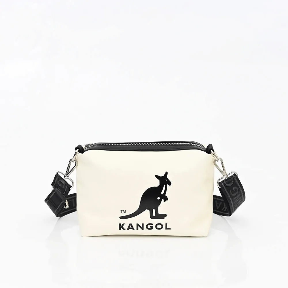 KANGOL 皮製小側包 米白 6255171501 歷史價格詳細信息