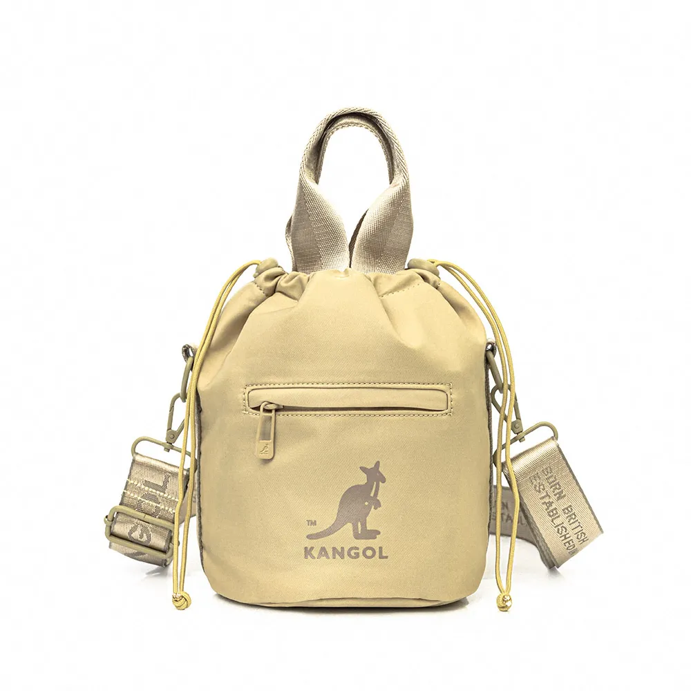 KANGOL 側背包 卡其 LOGO字樣 - 6125170630 歷史價格詳細信息
