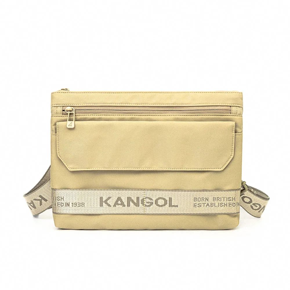 KANGOL 側背包 卡其 LOGO字樣 - 6125170630 歷史價格詳細信息