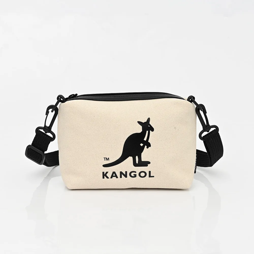【KANGOL】帆布小側包 淺卡其-6255171731 歷史價格詳細信息