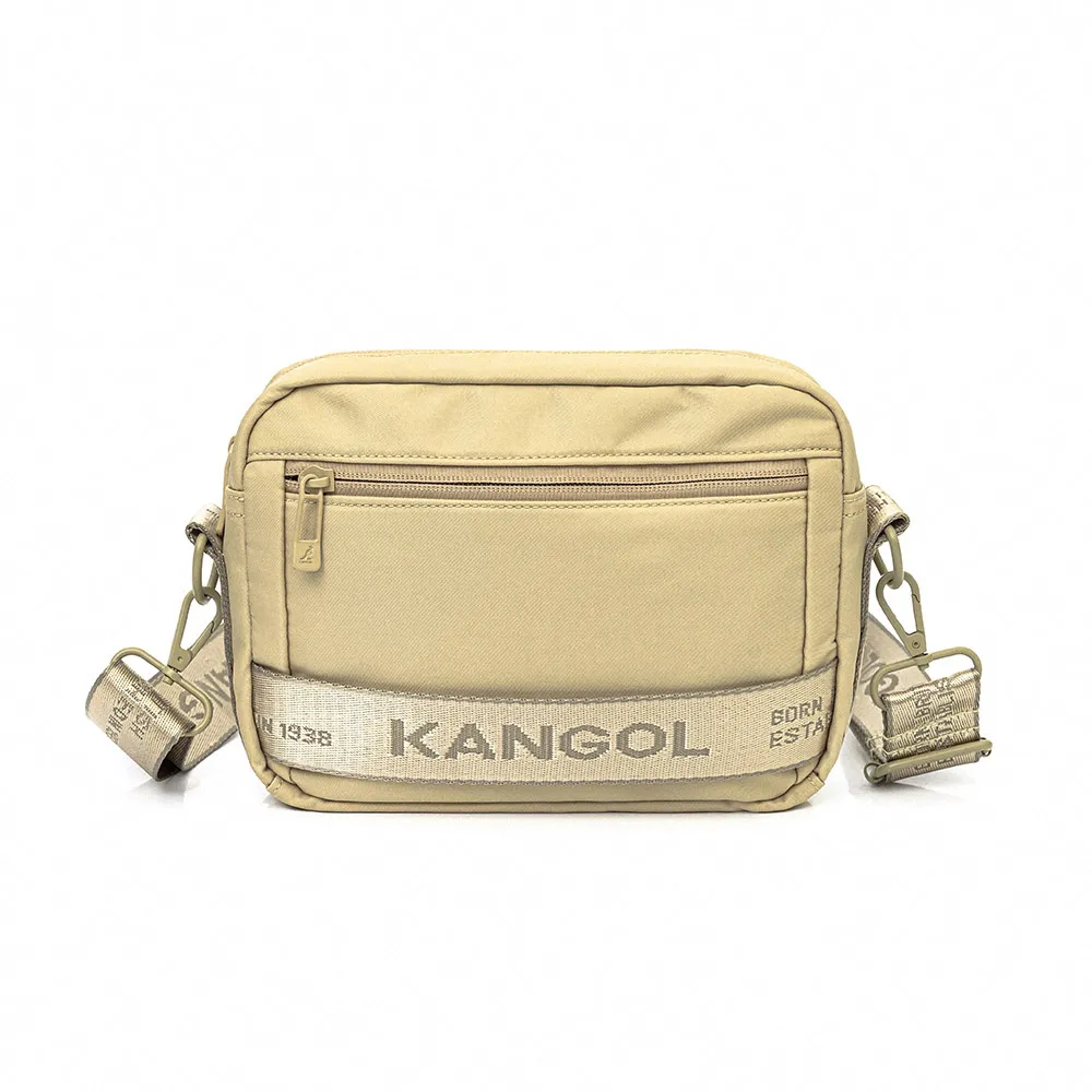 KANGOL 側背包 卡其 LOGO字樣 - 6125170630 歷史價格詳細信息