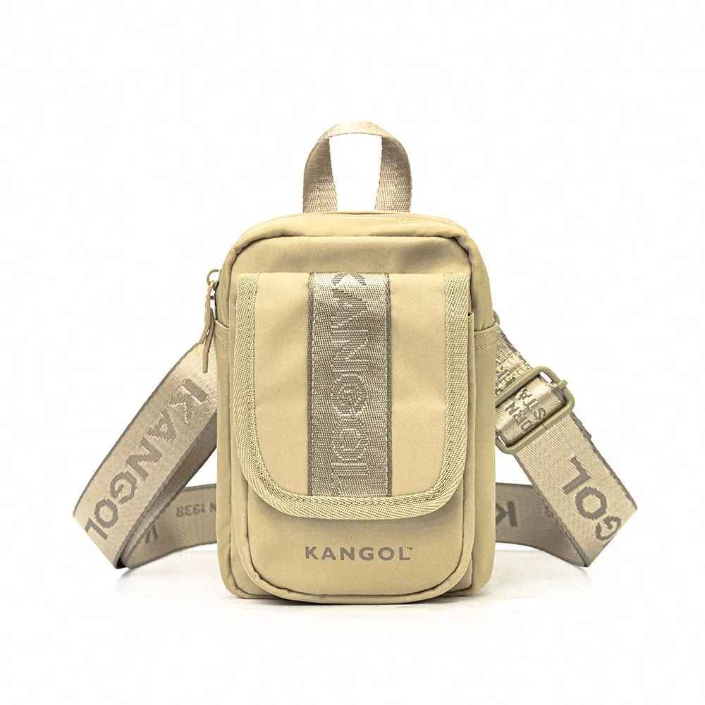KANGOL 側背包 卡其 LOGO字樣 - 6125170630 歷史價格詳細信息