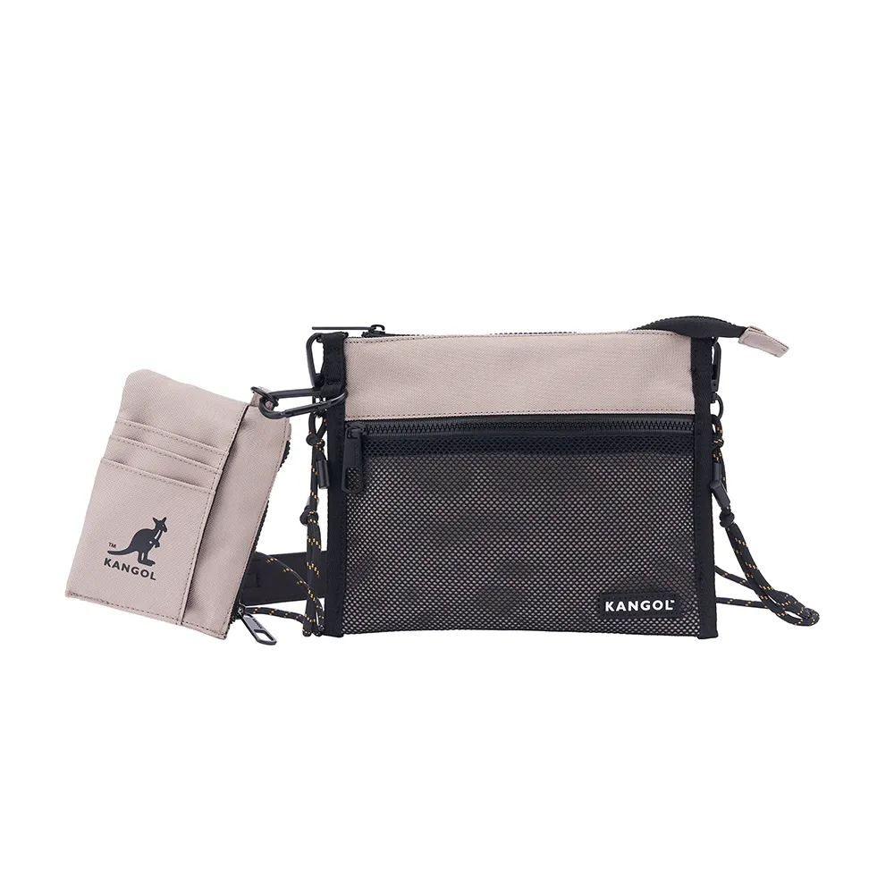 KANGOL 側背包 卡其 LOGO字樣 - 6125170630 歷史價格詳細信息