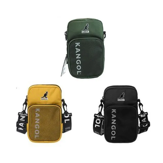 KANGOL 斜背包中容量主袋+外袋共四層進口高單數防水尼龍布+皮革材質 歷史價格詳細信息