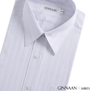 【GINNAAN 】奢華優質選短袖灰襯衫(藍條領) 歷史價格詳細信息