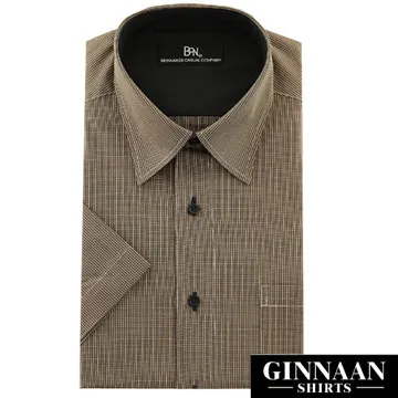 【GINNAAN 】奢華優質選短袖襯衫(精緻灰格) 歷史價格詳細信息