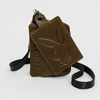 【PLAYBOY】證件套附頸掛繩與手挽帶 BALLERINA芭蕾兔系列(杏色) 歷史價格詳細信息