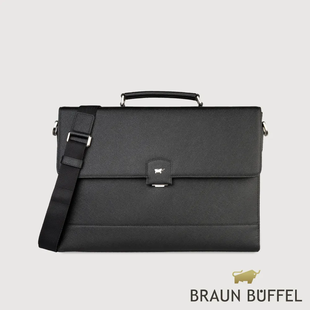 【BRAUN BUFFEL 德國小金牛】台灣總代理 巴雷特 公事包-黑色/BF546-65-BK 價格比較,價格查詢,歷史價格詳細信息