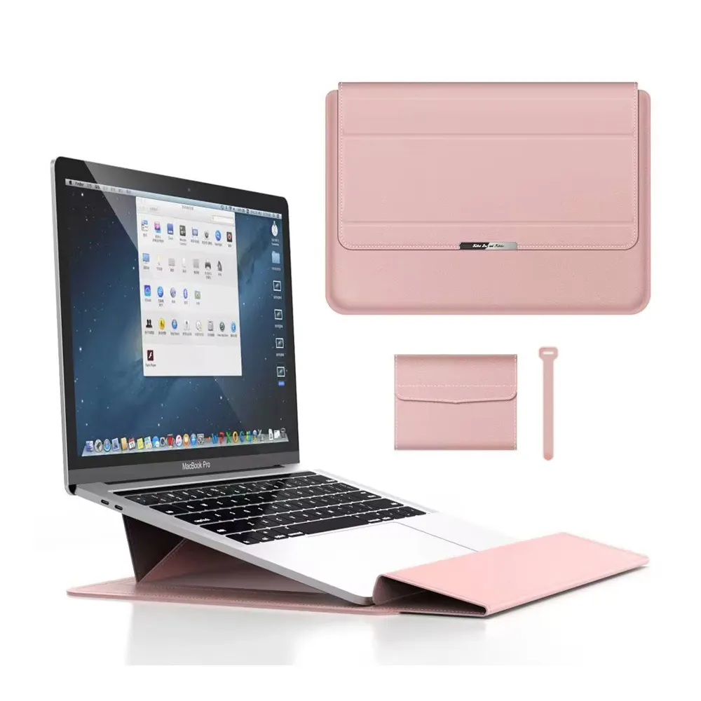 OMG 多功能筆電包 可折疊3折支架內膽包 Macbook聯想華碩電腦包(13吋~14吋通用)-灰色 歷史價格詳細信息