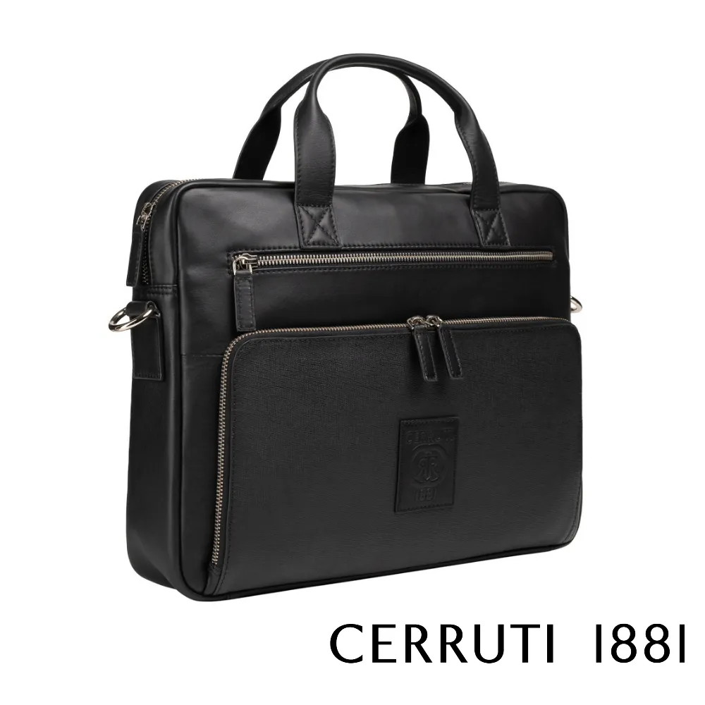 Cerruti 1881 頂級義大利小牛皮肩背包 CEBA05380M 限量2折 全新專櫃展示品(黑色 贈原廠送禮提袋) 歷史價格詳細信息