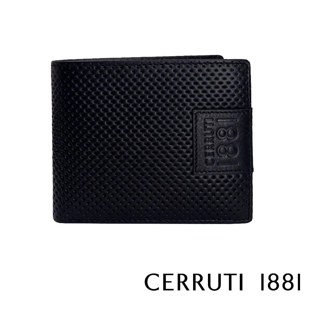 【Cerruti 1881】頂級義大利小牛皮12卡男用短夾JULIAN系列 黑色 (CEPU05545M) 歷史價格詳細信息