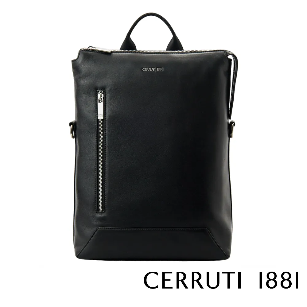 【CERRUTI 1881】頂級義大利小牛皮後背包 CEZA05909M 全新專櫃展示品(黑色) 歷史價格詳細信息