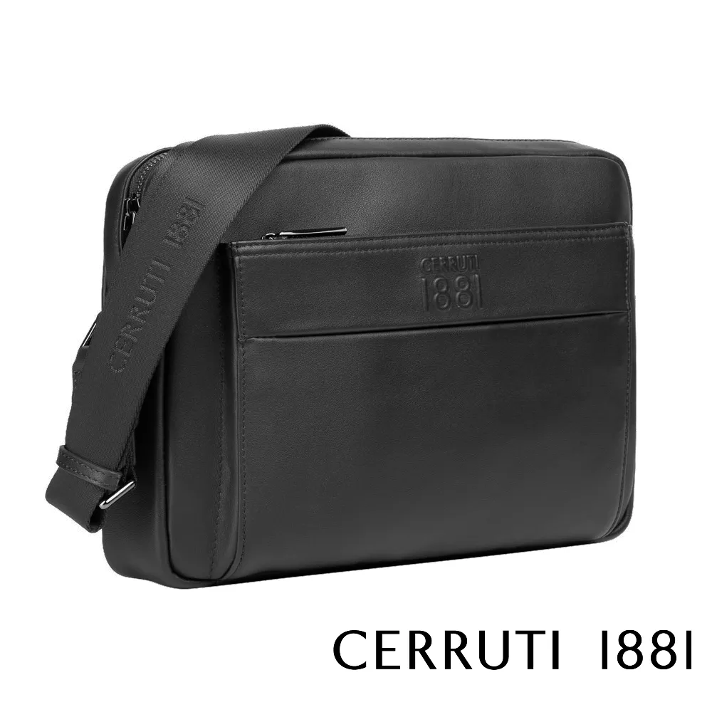 【Cerruti 1881】限量2折 義大利頂級小牛皮後背包 全新專櫃展示品(黑色 6594M) 歷史價格詳細信息