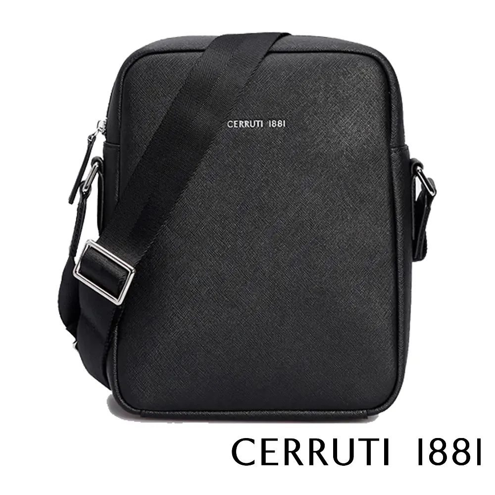 【Cerruti 1881】限量2折 義大利頂級小牛皮後背包 全新專櫃展示品(黑色 6594M) 歷史價格詳細信息