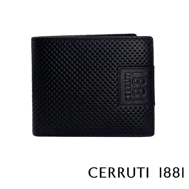 【Cerruti 1881】頂級義大利小牛皮12卡男用短夾JULIAN系列 黑色 (CEPU05545M) 歷史價格詳細信息