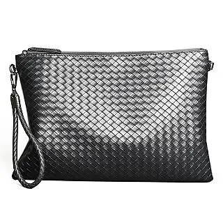 (NEW MAN)男士黑色反折造型手拿包 歷史價格詳細信息