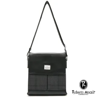 【Roberto Mocali 諾貝兔】千鳥格紋直立式側背包 歷史價格詳細信息