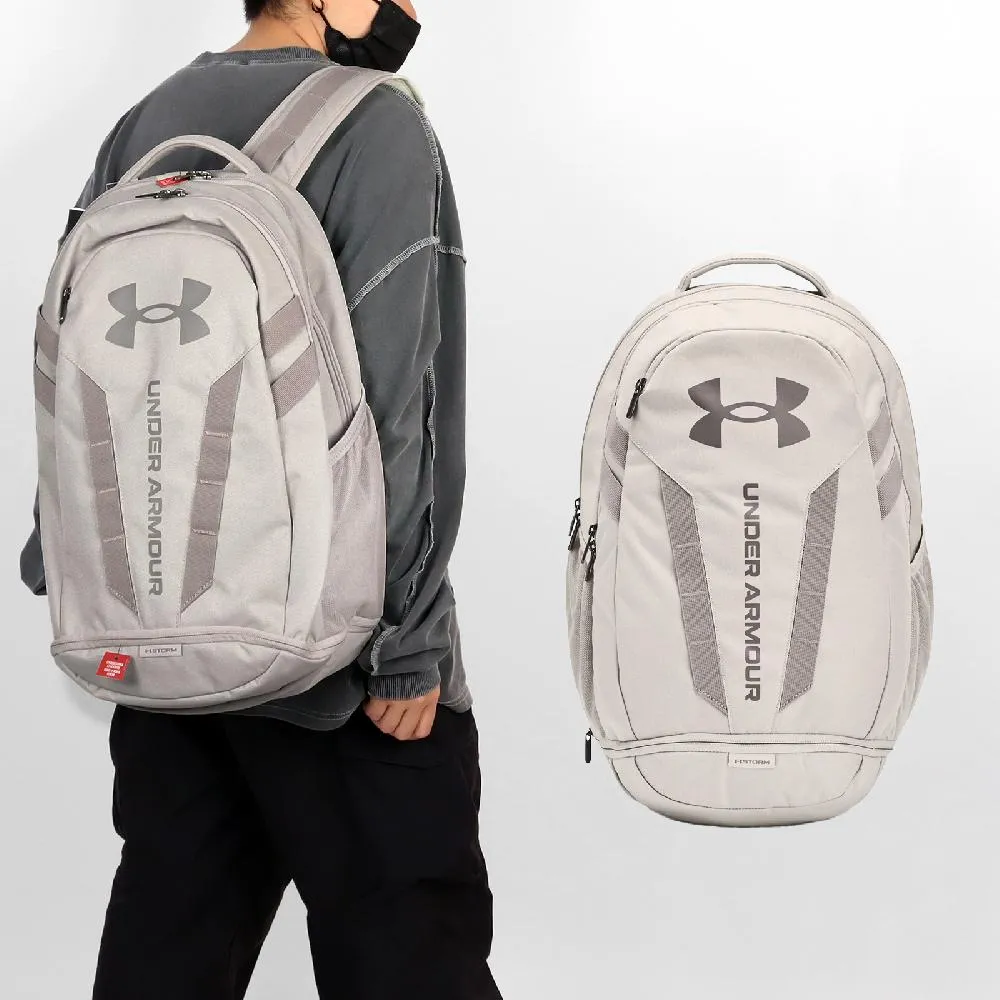 Under Armour 安德瑪 後背包 Hustle 5 Backpack 藍 紅 防潑水 15吋 筆電包 運動包 UA 1361176409 歷史價格詳細信息