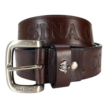 【SINA COVA】老船長品牌時尚單線牛皮休閒皮帶 SC2234-1黑 歷史價格詳細信息
