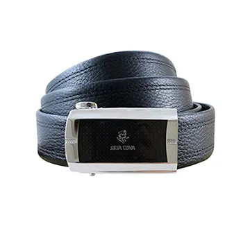 SINA COVA 老船長牛皮千格壓紋休閒皮帶SC1085-3-深褐色 歷史價格詳細信息