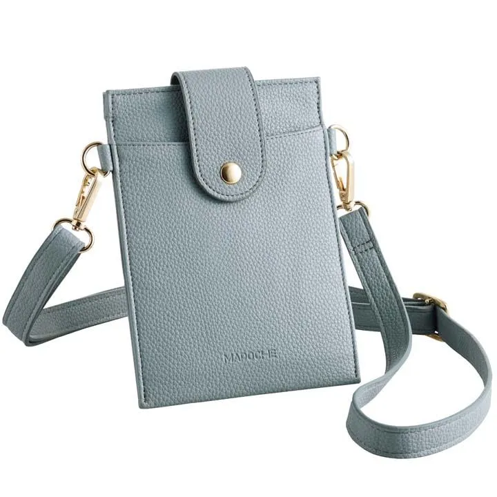 ELECOM MAPOCHE薄型手機斜背包 灰 藍 粉 簡單輕鬆帶著就走 歷史價格詳細信息