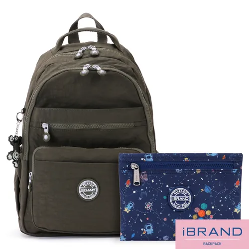 iBrand 經典百搭輕盈多口袋後背包 - 動物星球 TIB-S1604 歷史價格詳細信息