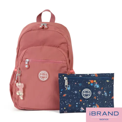 iBrand後背包 趣味派對尼龍口袋後背包-錯視方塊 歷史價格詳細信息