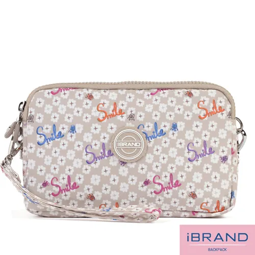 iBrand斜背包 輕盈防潑水三層多收納側斜背包-百搭黑 歷史價格詳細信息