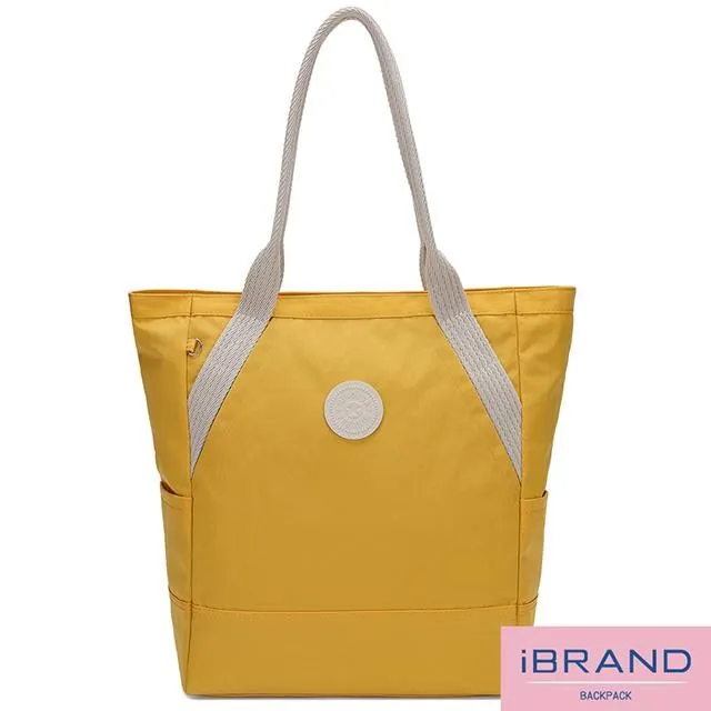iBrand托特包 輕盈實用素色尼龍托特包(多色任選) 歷史價格詳細信息