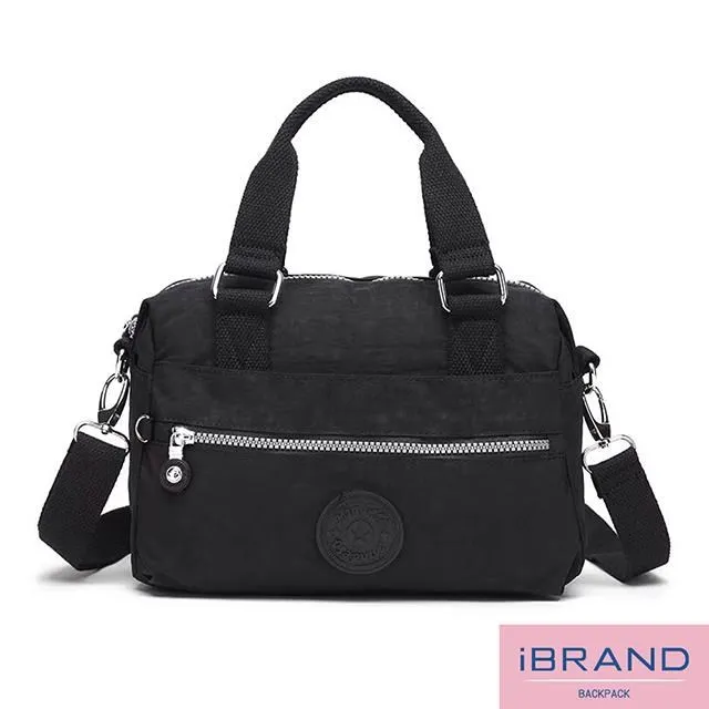 側背包 黑色尼龍長方型肩背包【NZC28】 歷史價格詳細信息