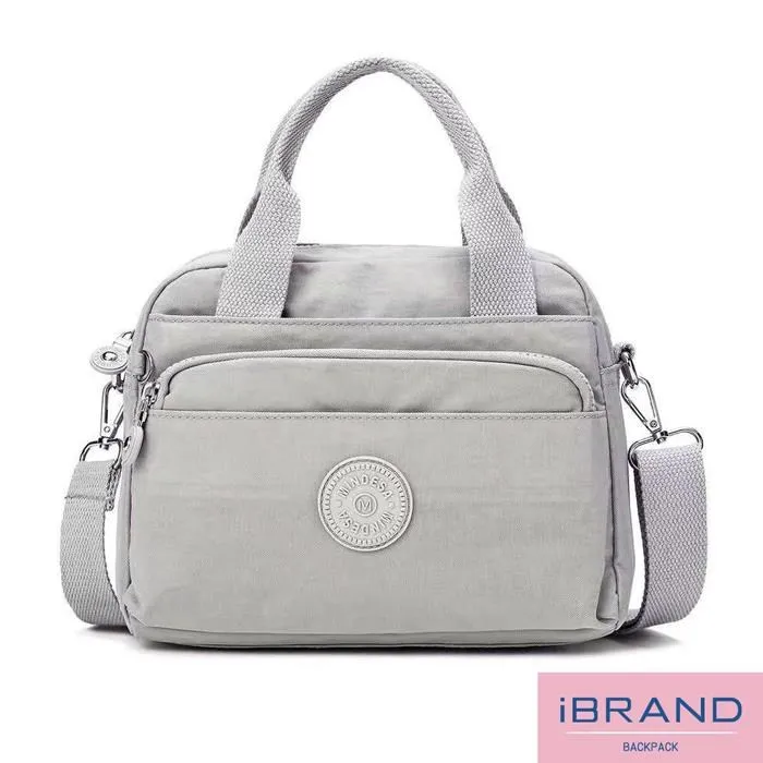 iBrand 輕盈防潑水多收納斜側背包 -藍色 MDS-8674 歷史價格詳細信息