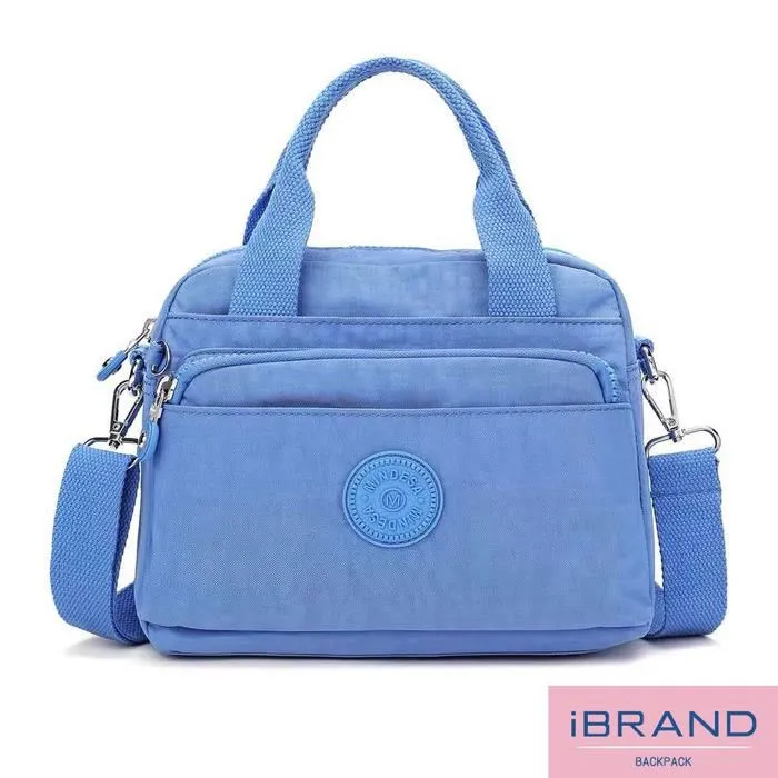 iBrand 輕盈防潑水多收納斜側背包 -藍色 MDS-8674 歷史價格詳細信息