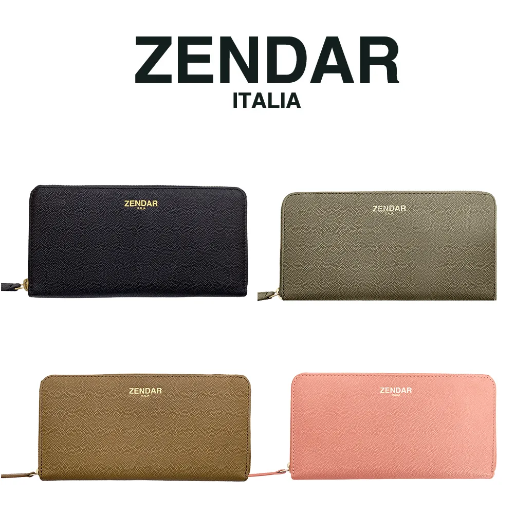 ZENDAR 頂級小羊皮極光紋拉鍊長夾 全新專櫃展示品(贈禮盒包裝) 歷史價格詳細信息