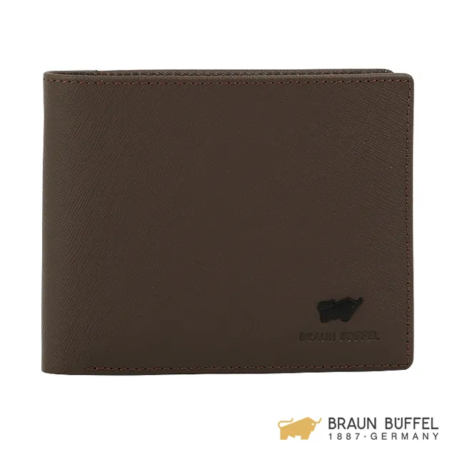 BRAUN BUFFEL IKON 艾康系列4卡零錢袋短夾 - 藍色 BF366-315-NY 歷史價格詳細信息